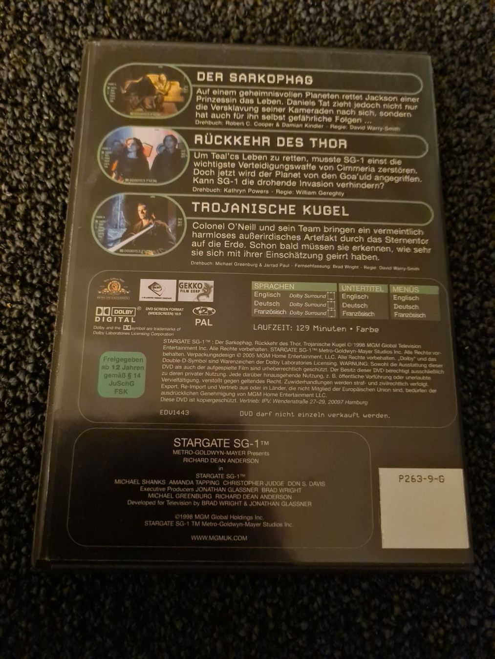 Tutti i DVDs: STARGATE KOMMANDO SG 1 2.9 – Usato da Ruswil venduto da jan_bxl5 1