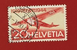 FLUGPOST 38 RAR MIT VOLLSTEMPEL POSCHIAVO GRAUBÜNDEN 1944