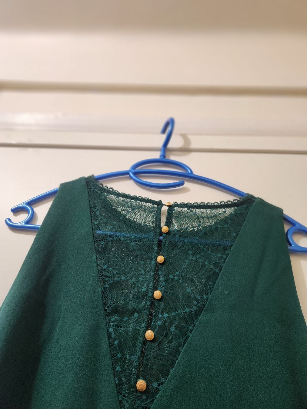 Sezane Vestiti: Robe SÉZANE dentelle vert taille 38  – Usato da Niedergösgen venduto da Eva2410 3