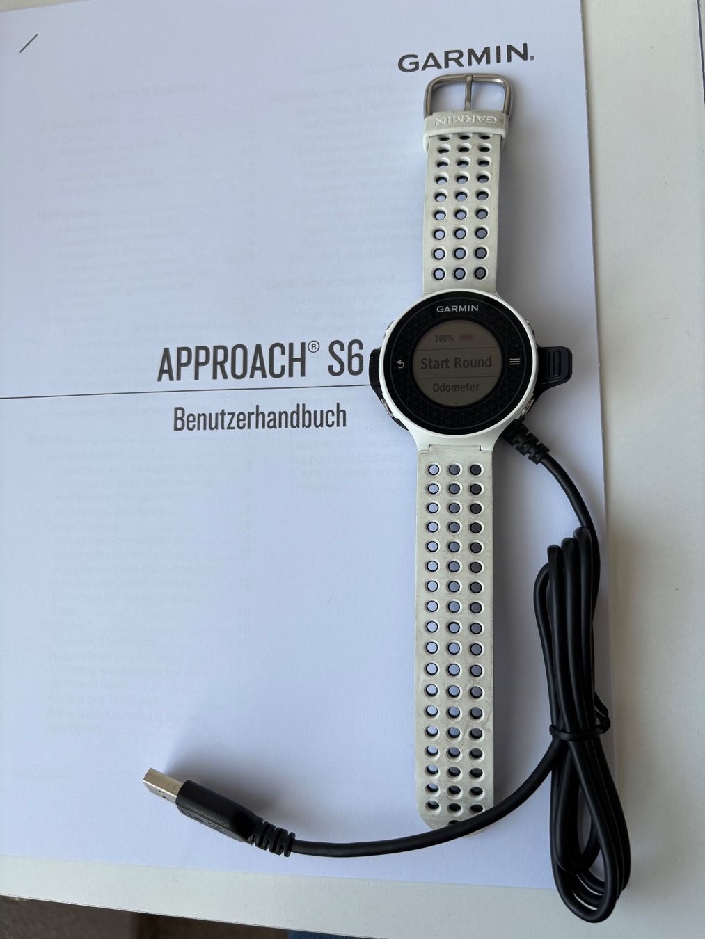 Garmin Montres: Golf Uhr, Garmin S6 weiss – D'occasion à Schaffhausen par pbrunos1 1