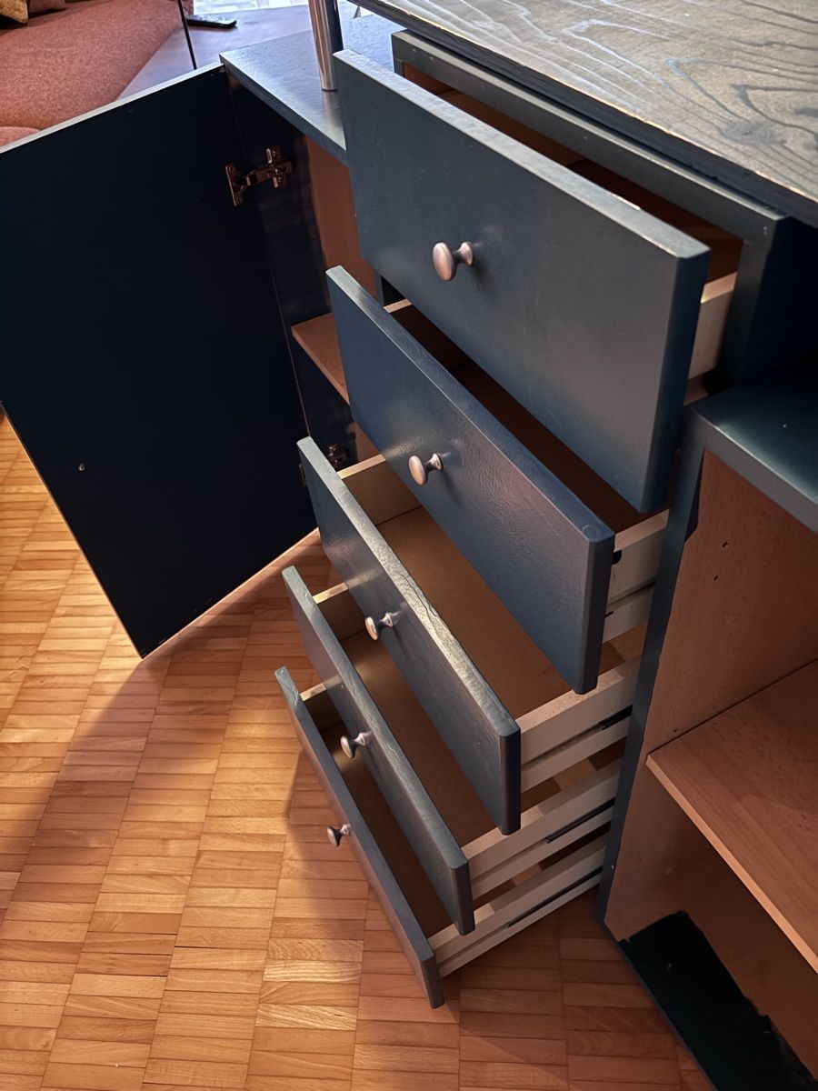 Cassettiere: Sideboard Dunkelblau - gebraucht – Usato da Baden venduto da hijo79 2