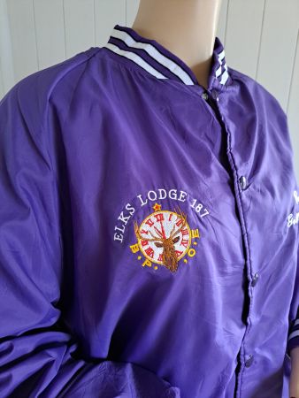 EASTBOY Blouson Jacke Baseball Golf "ELKS LODGE" Texas L