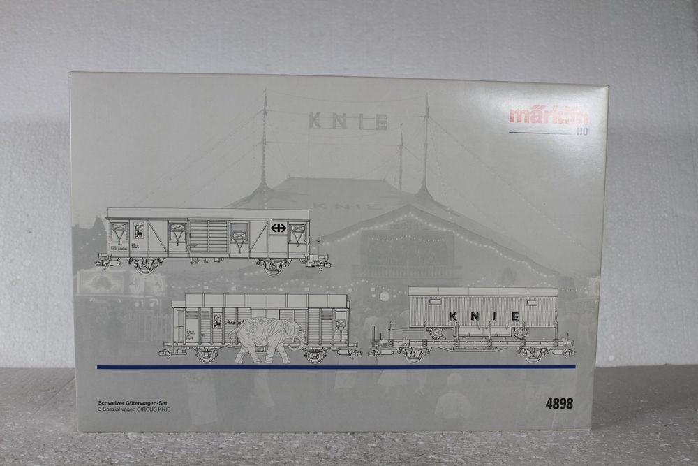 Märklin 4898 SBB Güterwagen Set Circus Knie HO (Neu (gemäss ...