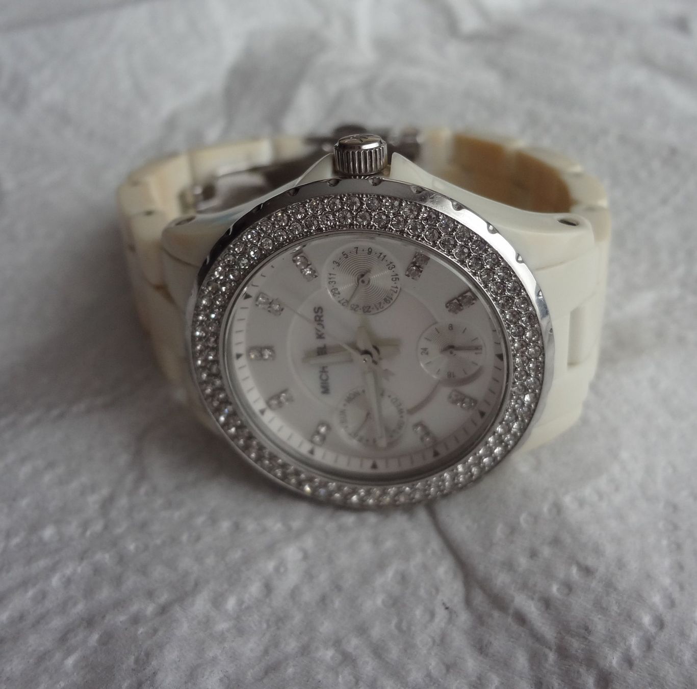 Michael Kors Orologi: Michael KorsMadison White/Plastic Ø40 mm – Usato da Thun venduto da trix1059 2