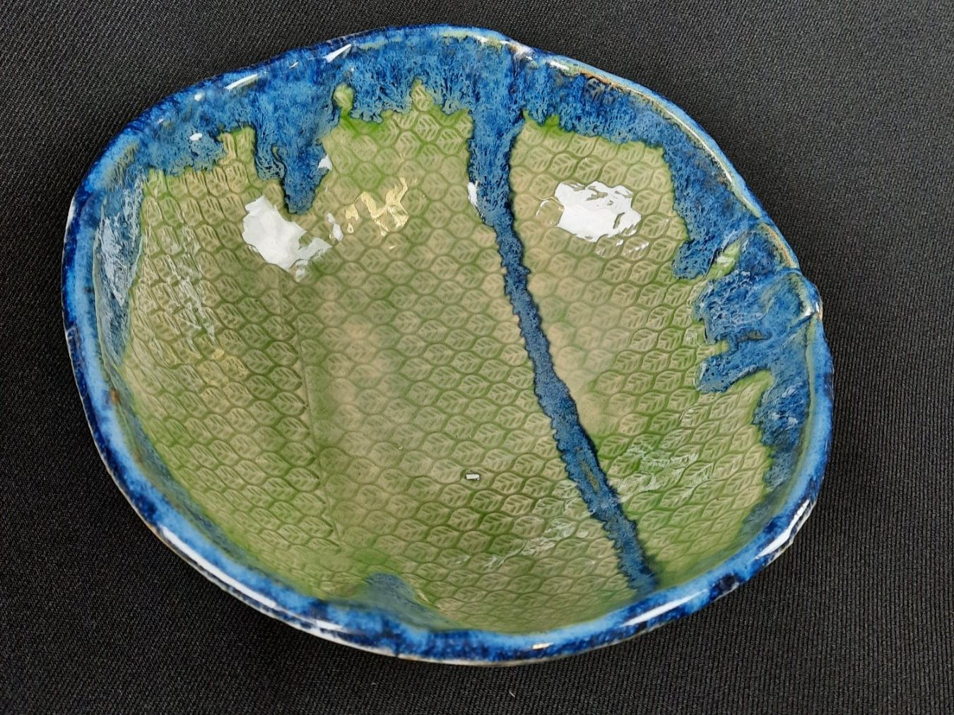 Schalen: Keramikschale Blau/Grün – Gebraucht aus Beinwil am See von Restwert_Beinwil 2