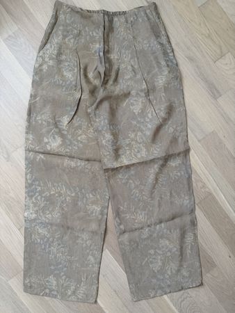 Hose Zara beige Gr. M neu ungetragen Braun Sommer