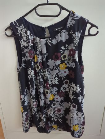 Chiffon Blusentop, More & More, neuwertig
