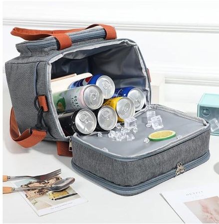 Doppelschichtige-Kühltasche mit großer Kapazität