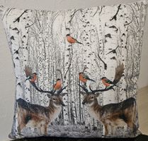 Weihnachtskissen Elche 45x45cm, wie NEU!!