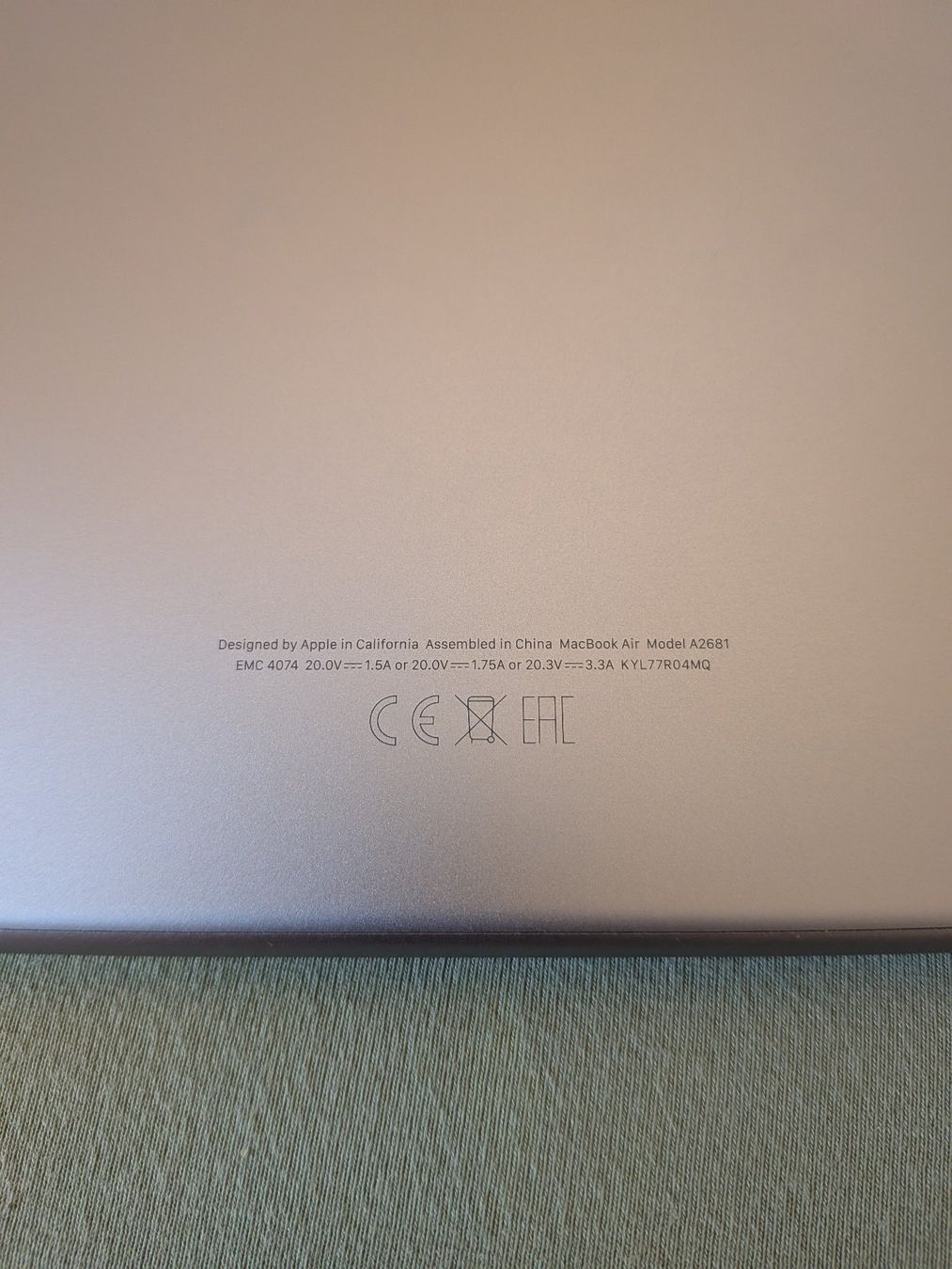Apple Notebooks: MacBook Air M2 2022 – Defekt aus Grächen von murco_s 5