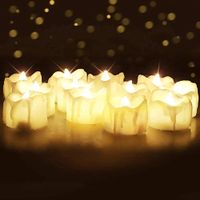 Homemory Flammenlose LED-Teelichtkerzen. 8 Stück