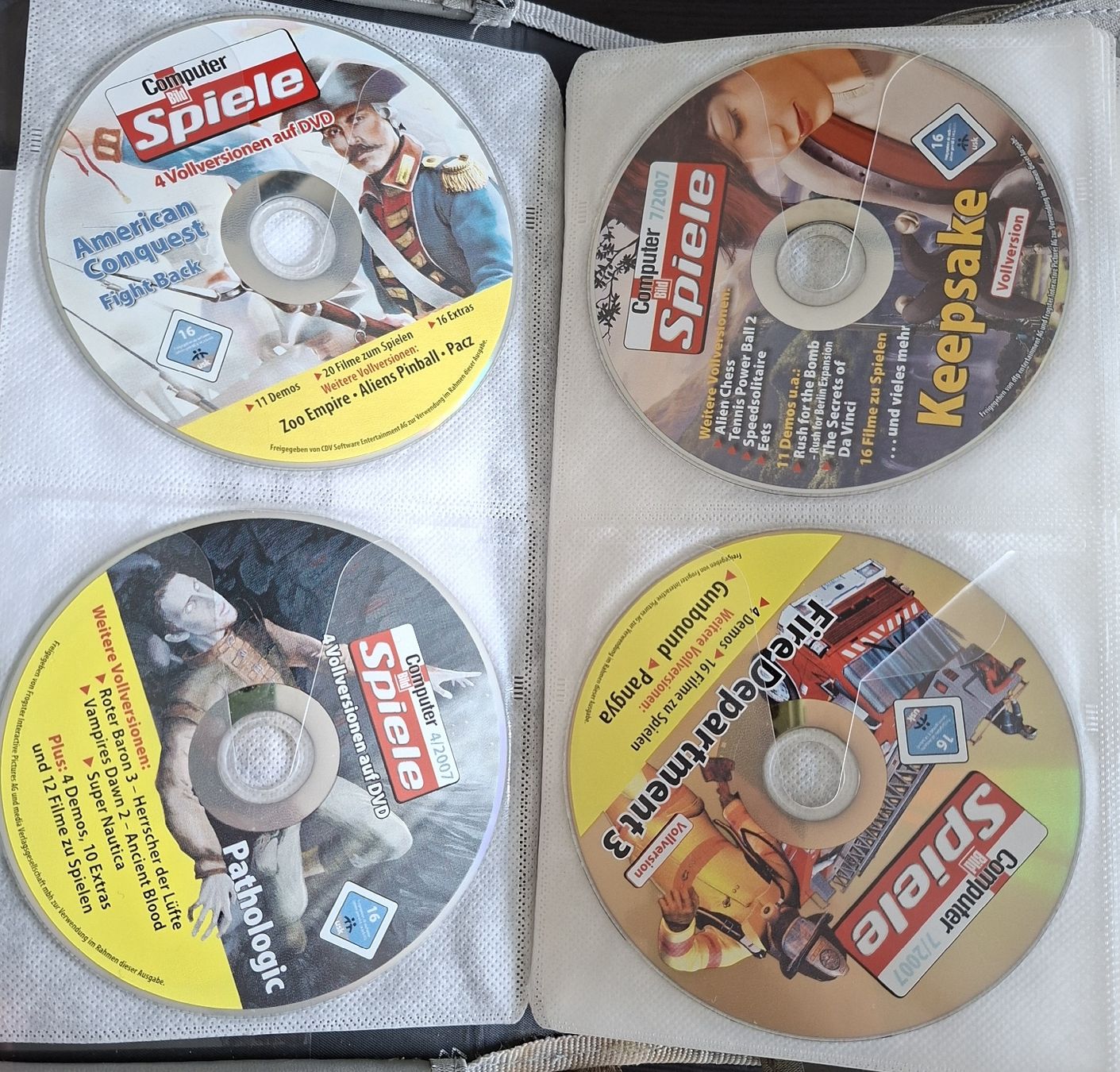 CD & DVD vergini: ComputerBild Spiele CD's Sammlung – Usato da Schafisheim venduto da piiep_17 9