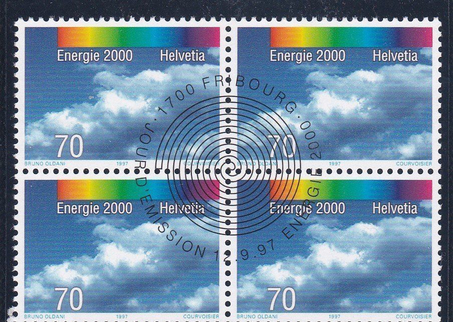 Tutti i francobolli: ET 4er Block Energie 2000 1997 – Nuovo (secondo la descrizione) da Schliern b. Köniz venduto da joni20