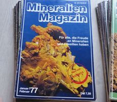 35 x "Mineralien Magazin" * Mineralogie Mineralien Fossilien