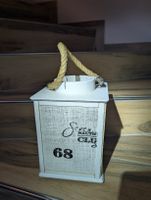 Laterne "Seven Seas Nautical Club 68", neu, shabby chic,