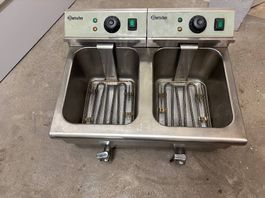 Bartscher Doppel-Fritteuse aus Edelstahl