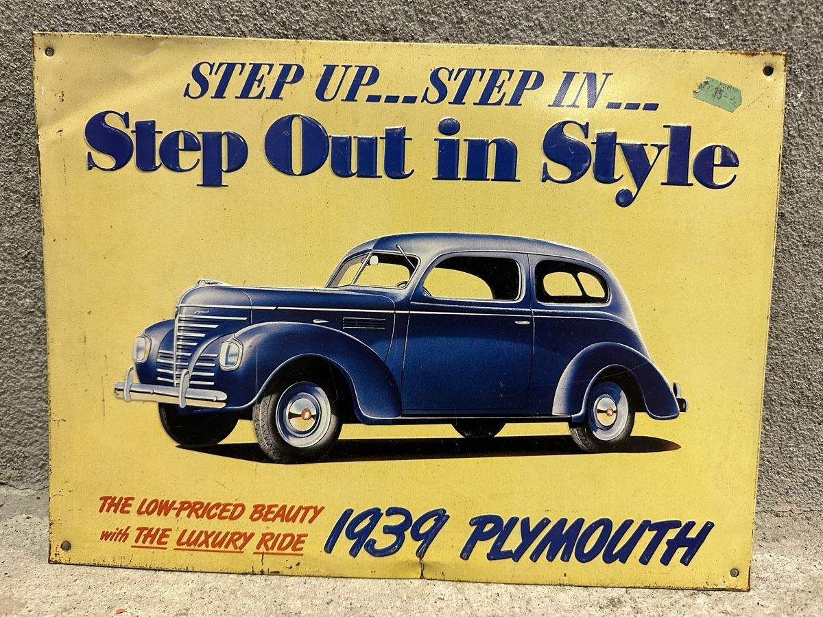 Schilder: Plymouth 1939 Oldtimer Classic  – Gebraucht aus Reinach AG von rares75