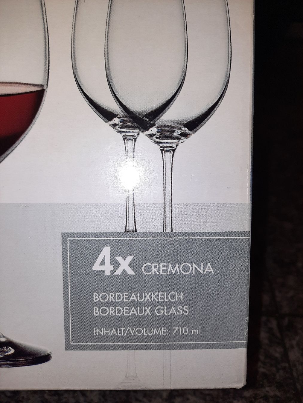 Bicchieri: 4 Bicchieri per Bordeaux – Nuovo e nell'imballaggio originale da Biasca venduto da Old_6blh 2