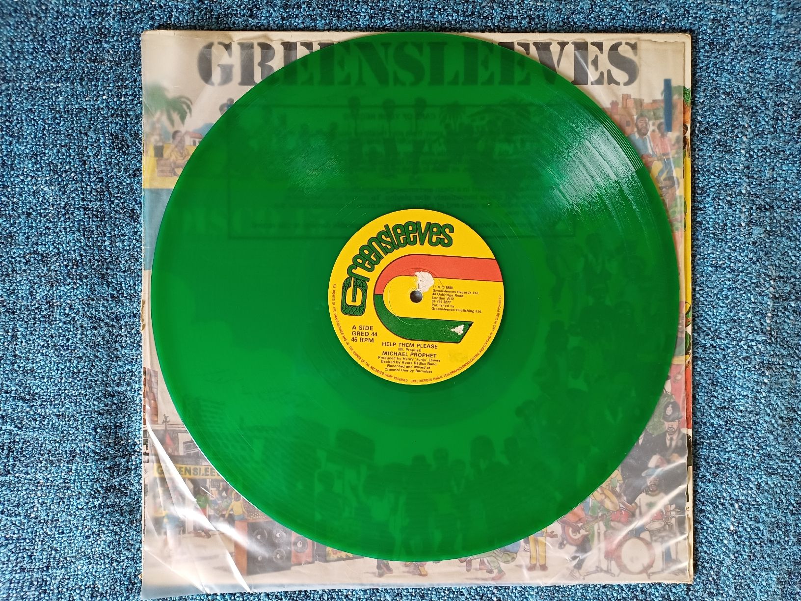 Dischi in vinile: Michael Prophet "Help them please"/Wailing Souls Maxi45t – Usato da Begnins venduto da Drastic-Sound 3
