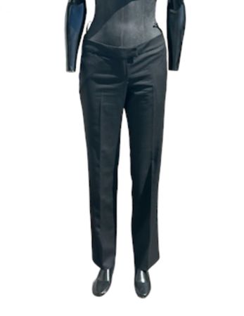 Elegante schwarze Wollehose Gr. 36 Business Büro