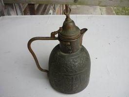 Antiker Orient-Krug aus Kupfer sehr dekorativ, Top!