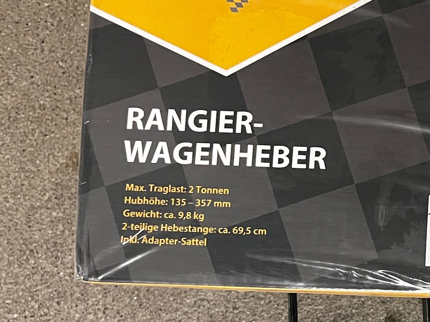 Hebebühne & Wagenheber: Rangier-Wagenheber Auto XS  neuwertig – Neu und originalverpackt aus Zürich von suschi04 2