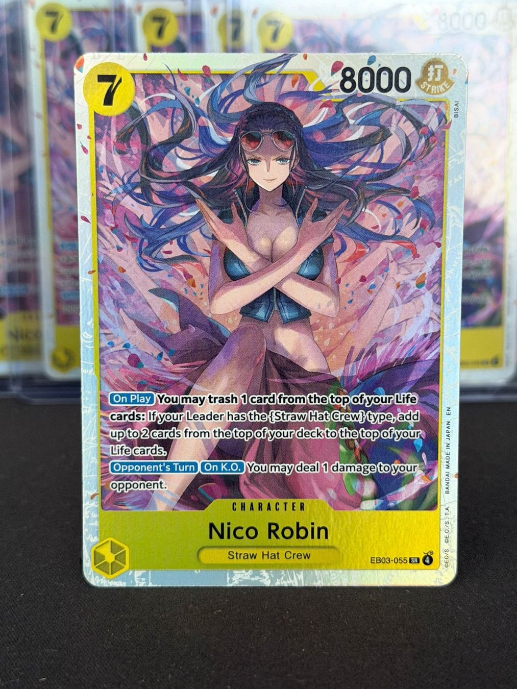 Bandai Carte collezionabili: Nico Robin EB03-055 SR (1) – Nuovo (secondo la descrizione) da Brittnau venduto da TCGBratans