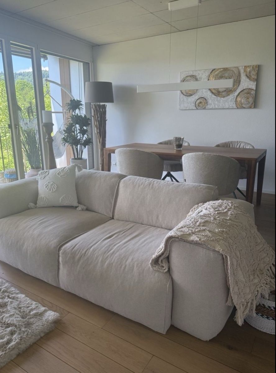 Divani: Sofa hellgrau guter Zustand 3 Sitzplätze – Usato da Vogelsang AG venduto da Saleya 2