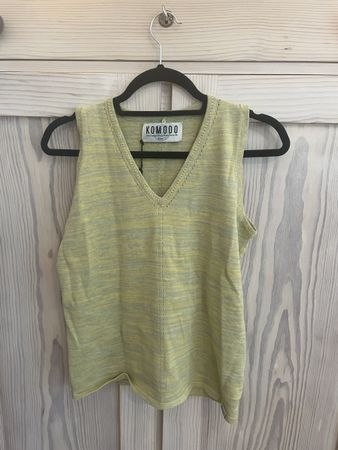 Neu Komodo Organic Leinen Top, 36/38 Sommerlich Frisch!