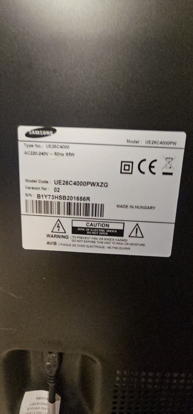 Samsung Televisori: Samsung HD TV – Usato da Fischbach LU venduto da Speedygonzales999 2