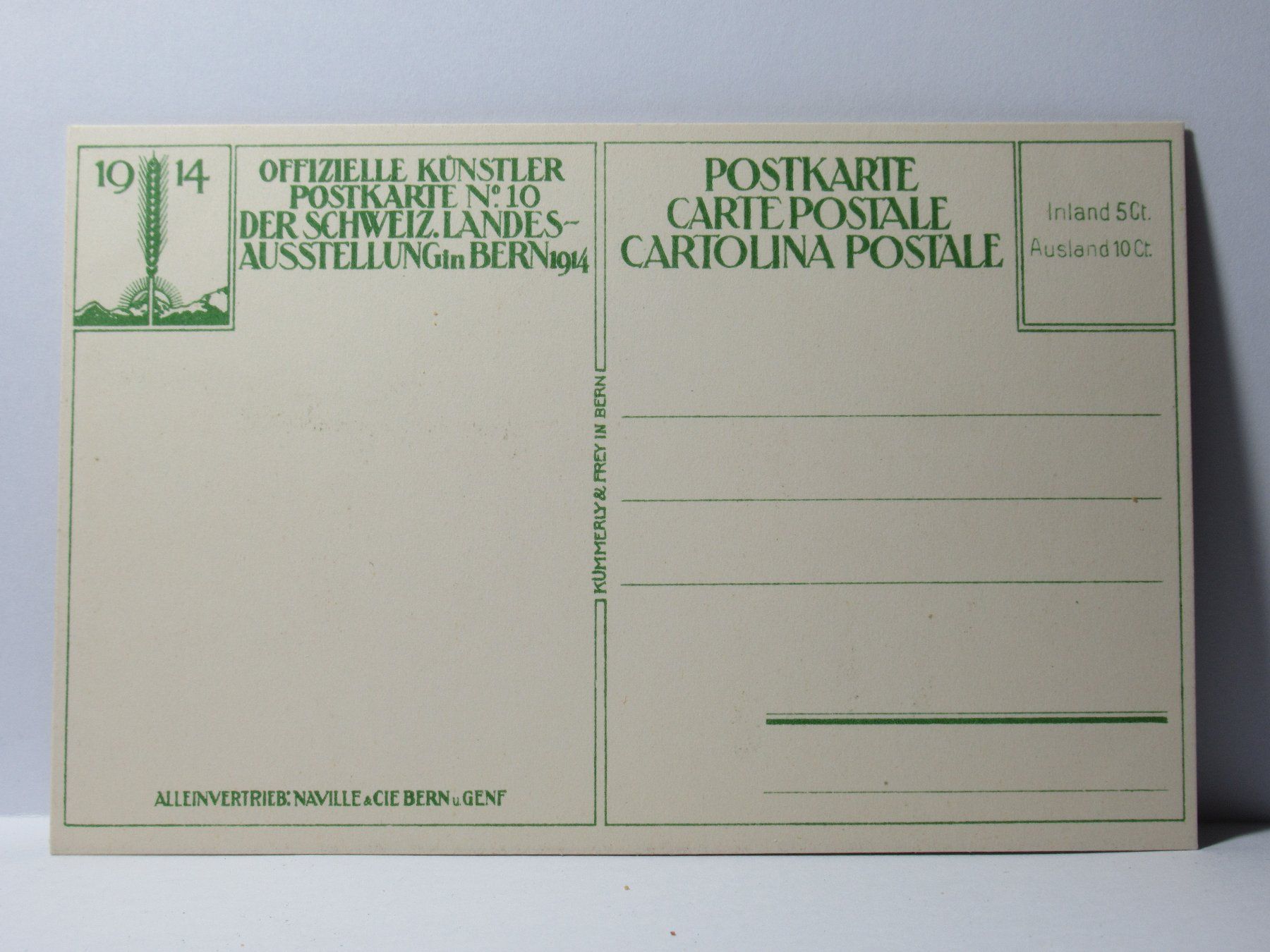 Cartoline postali: Bern , Schweizer Landesausstellung 1914 – Nuovo (secondo la descrizione) da Grenchen venduto da Bluemchen1900 1