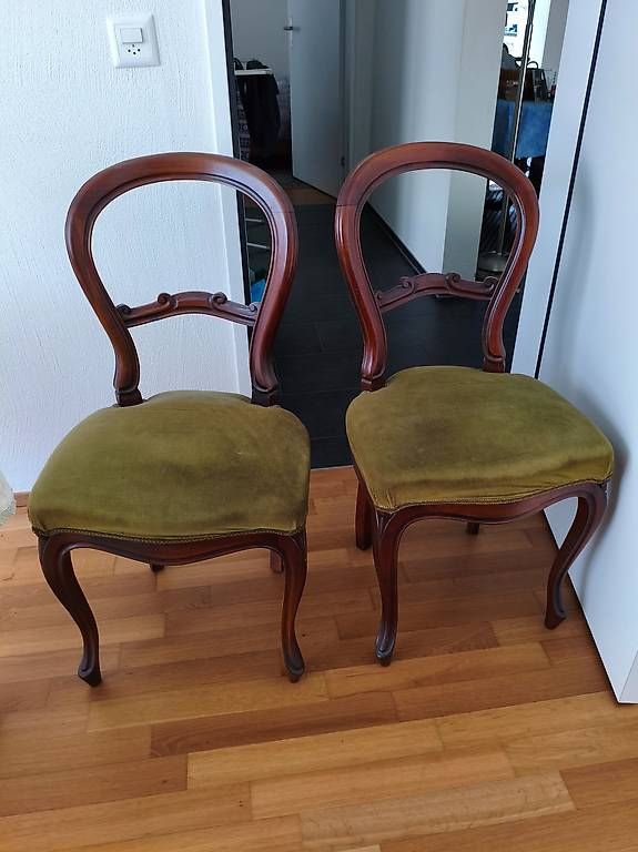 Sedie: 2 elegante VintageStühle  stabil & gepflegt – Usato da Sevelen venduto da peetem