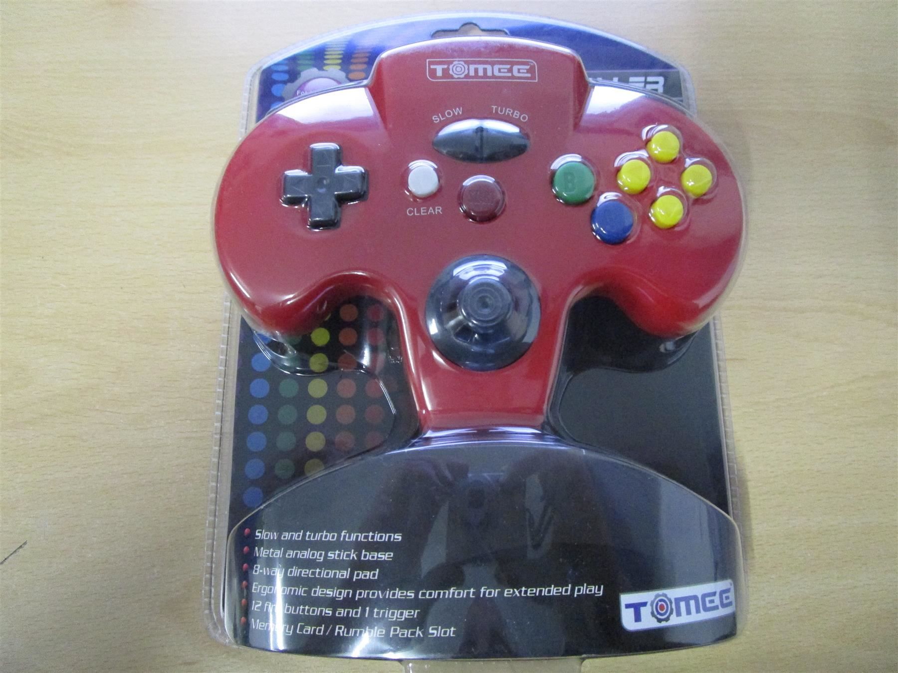 Altri accessori: Nintendo 64 Controller Tomee rot – Nuovo e nell'imballaggio originale da Goldau venduto da agestuffer