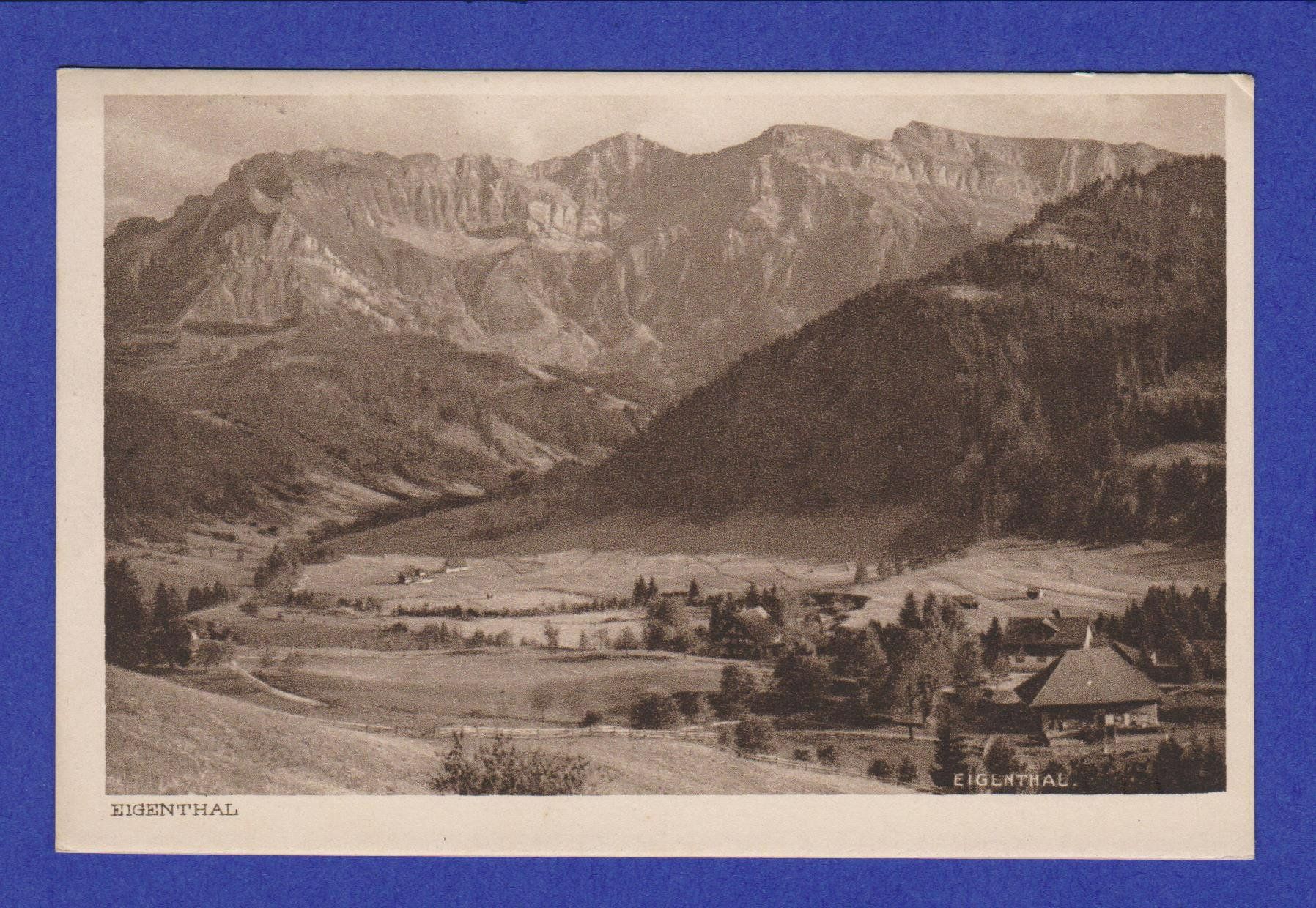 Cartoline postali: Eigenthal  LU  -  antike Ansichtskarte von 1919 – Usato da Vitznau venduto da Ropaku