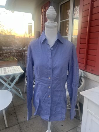 Coole Archivio '67 Damenbluse, Gr. 38, hellblau, Baumwolle,