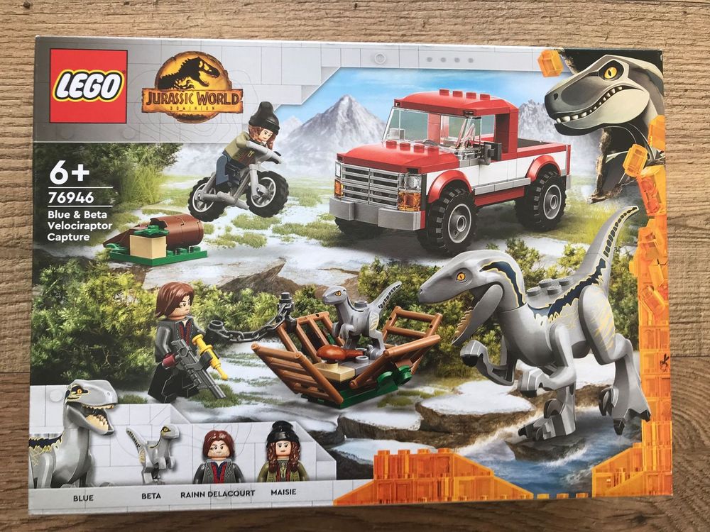 Lego jurassic world 76946 blue & bêta velociraptor capture | Kaufen auf ...