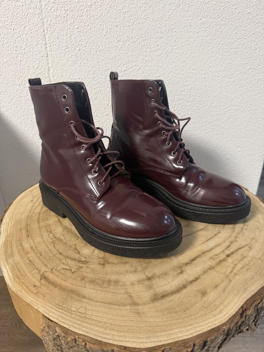Scarpe da donna: Francesco Milano Boots Bordeaux Gr. 37 – Usato da Hägglingen venduto da Raff_Ella