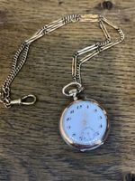 Belle petite montre de poche ancienne av chaînette 