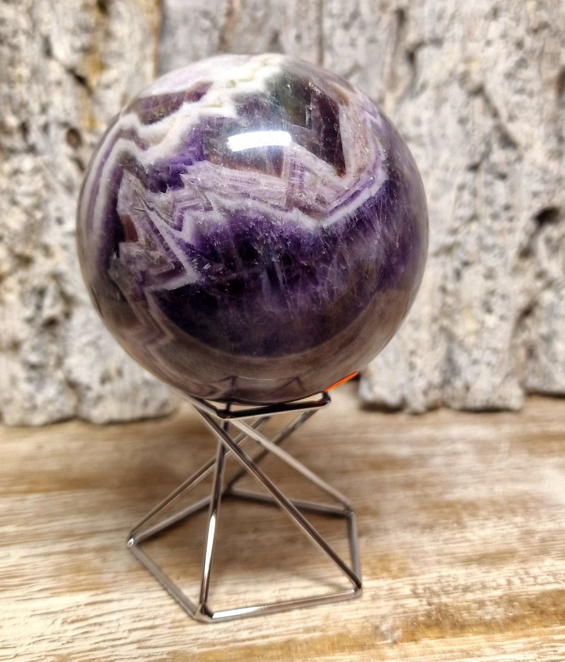 Minerali & Pietre curative: Chevron Amethyst Kugel 73mm 536g – Nuovo (secondo la descrizione) da Matzingen venduto da Shay_Crystalz 2