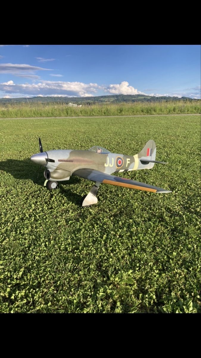 Modellismo RC: RBC Kits Hawker Tempest 1500mm – Usato da Zollikofen venduto da Torque86 1