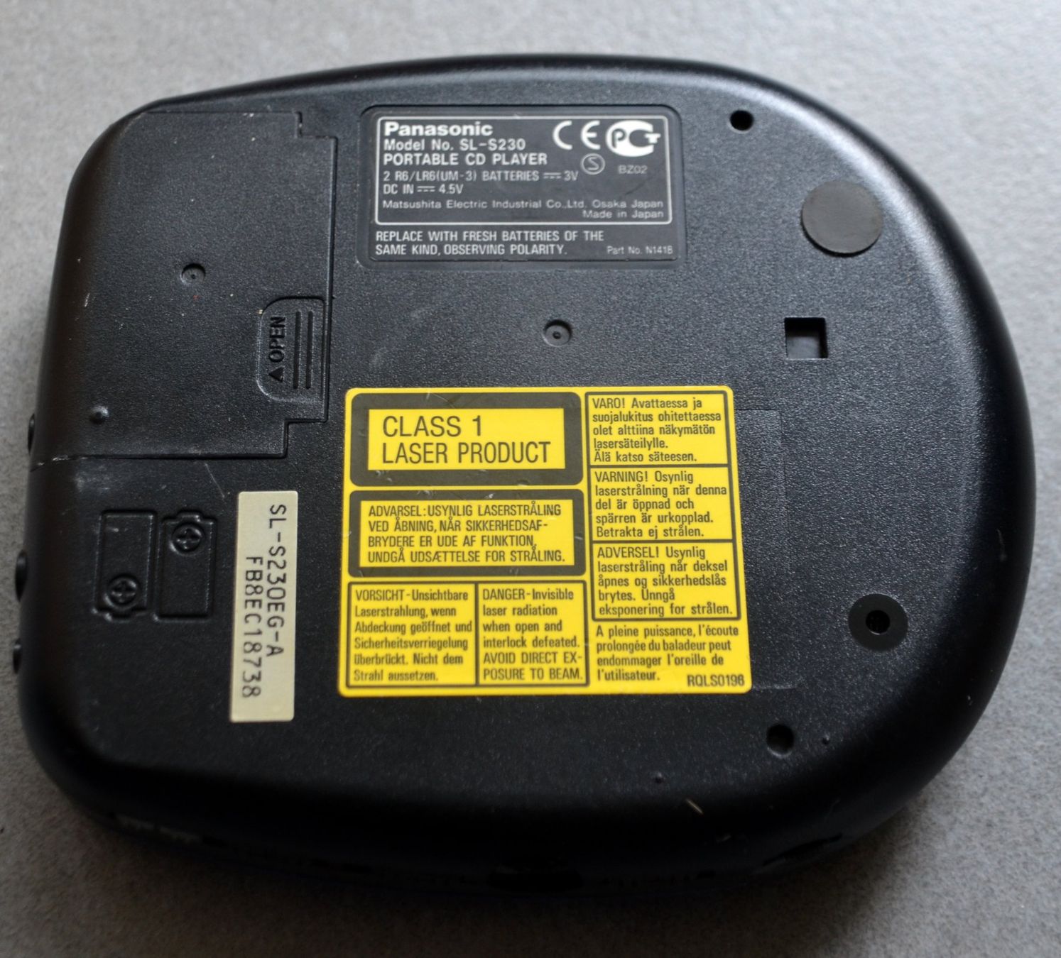 Panasonic Lettore multimediale portatile: Discman Panasonic SL-S230 – Usato da Collonges venduto da arashee 5