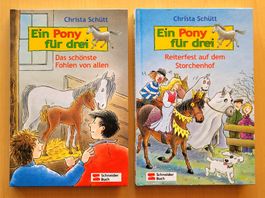 2 Lese Bücher - Ein Pony für drei - ab 8 J.