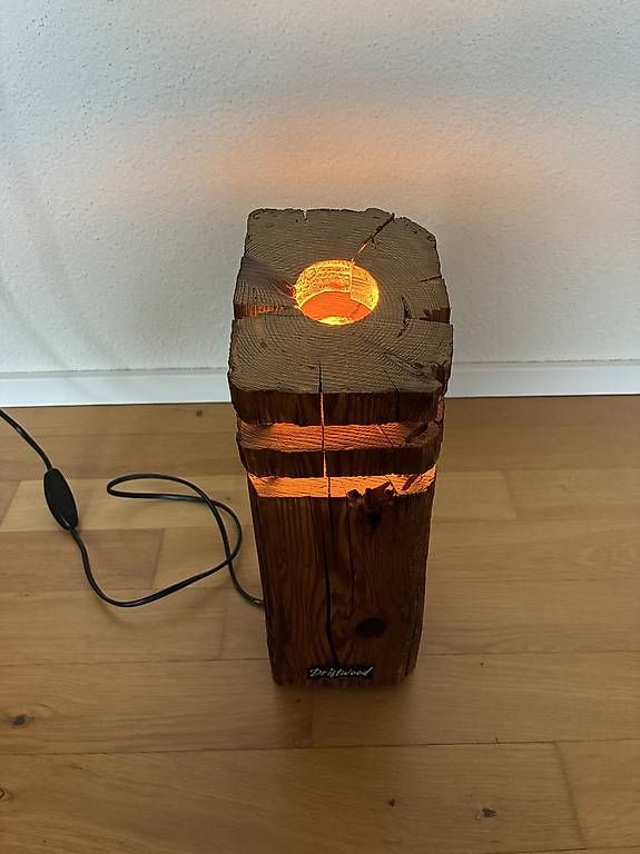 Lampade: Rustikale Lampe aus Schwemmholz Driftwood – Usato da Münchwilen AG venduto da demanuel89 2