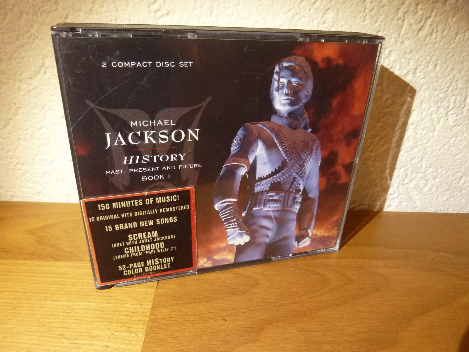 CD: Michael Jackson History 2CD-Box Book 1 – Usato da Hochfelden venduto da swissice