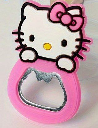 Apribottiglie & Tappi per chiusura: Hello Kitty: 1 bottle opener / décapsuleur NEUF – Nuovo e nell'imballaggio originale da Lutry venduto da kylab7