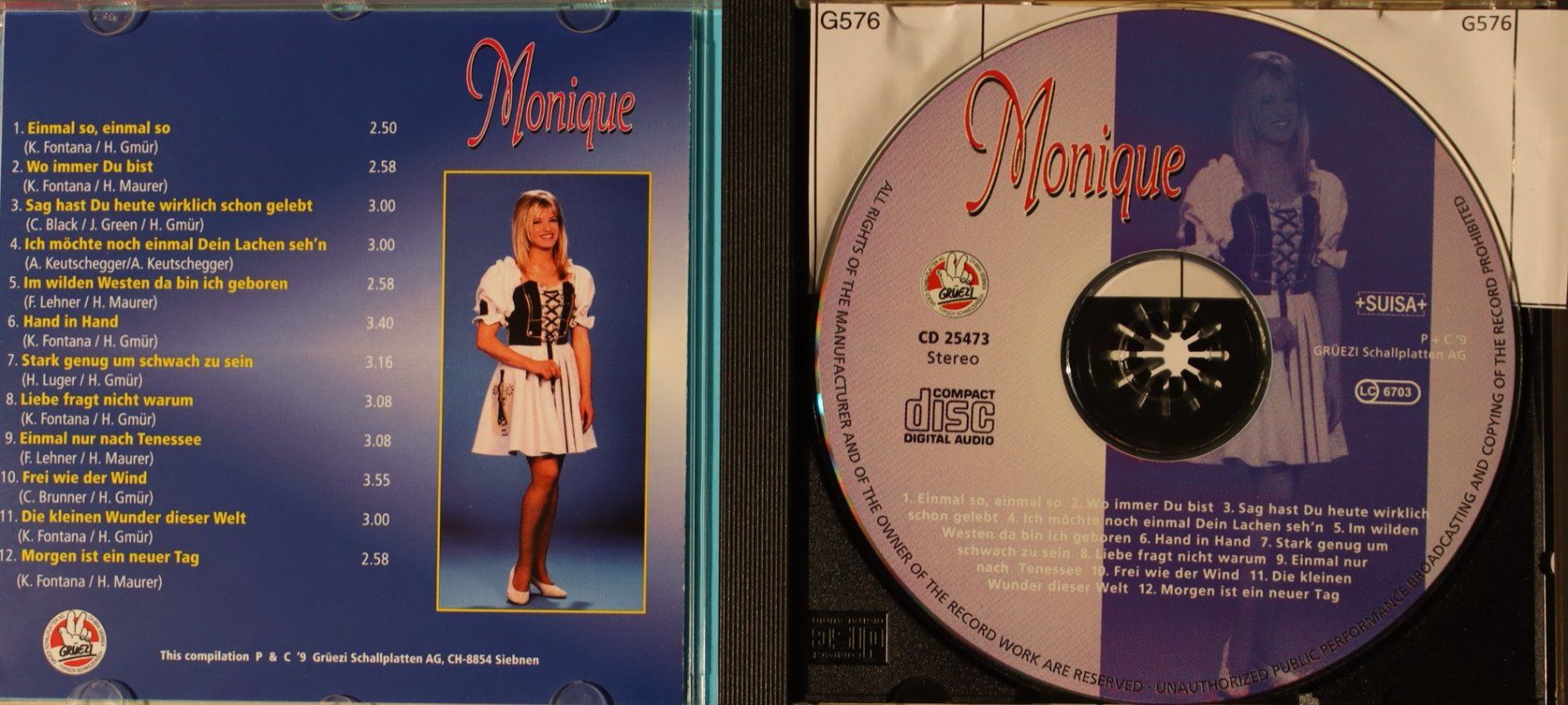 CDs: Monique – Einmal so, Einmal so – Gebraucht aus Luzern von CONTENTI 1