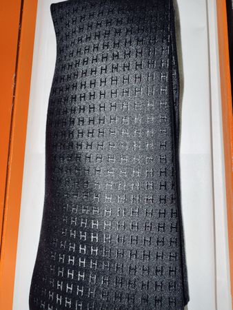 Hermès - Silk Tie - Monogram