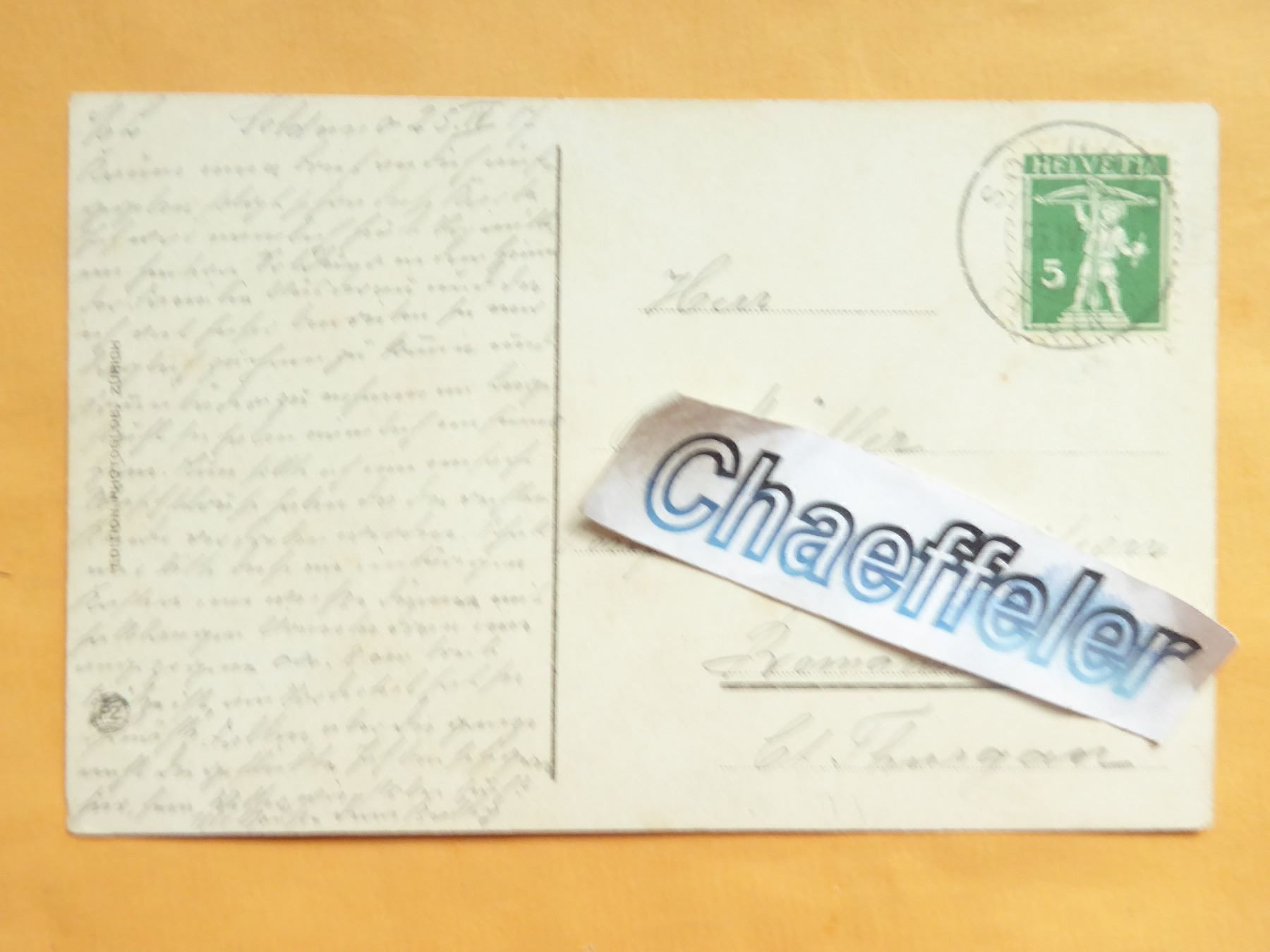 Ansichtskarten: 1917  q 5044 Locarno - Muralto – Gebraucht aus Zürich von Chaeffeler 1