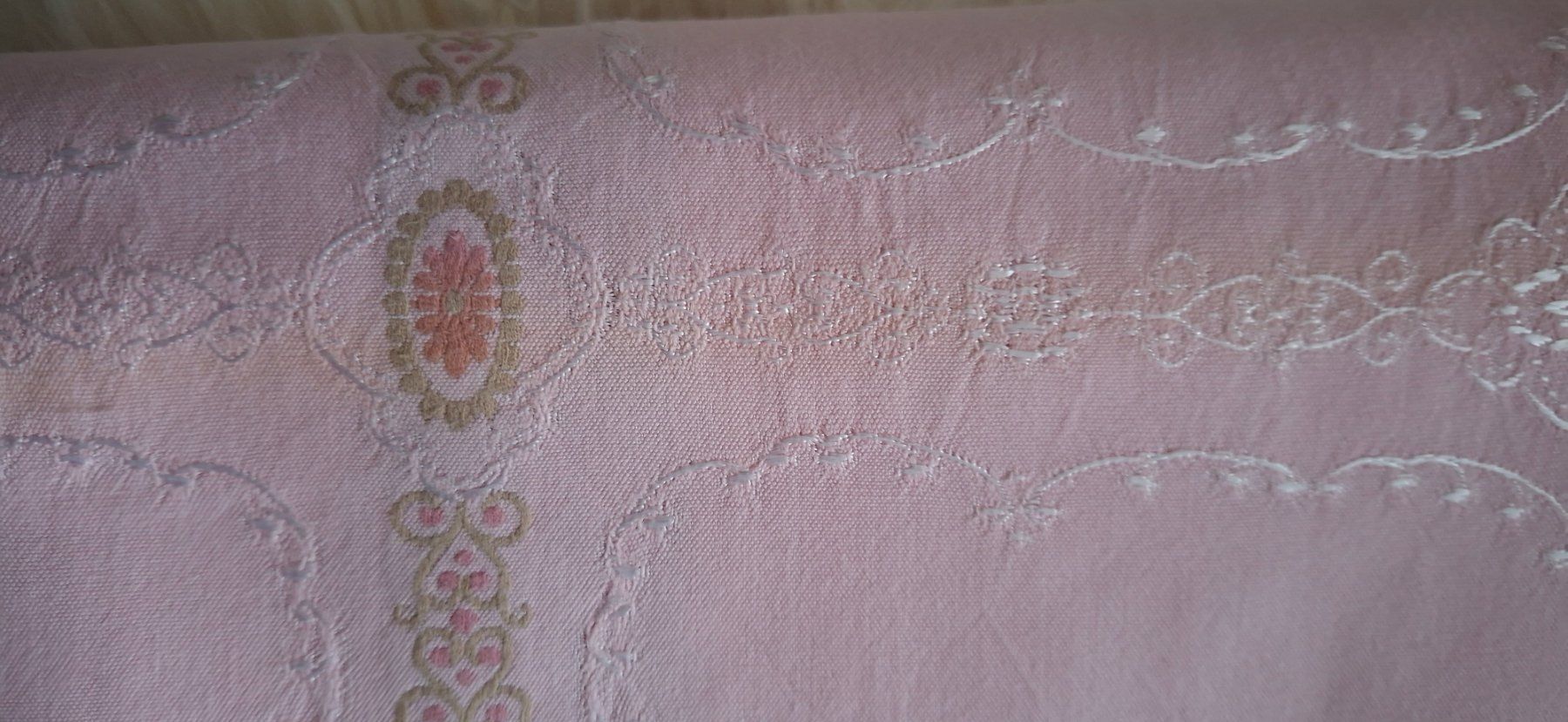 Altra biancheria da tavola: Grosses Tischtuch Rosa Leinen – Usato da Möhlin venduto da teddybaer8 6