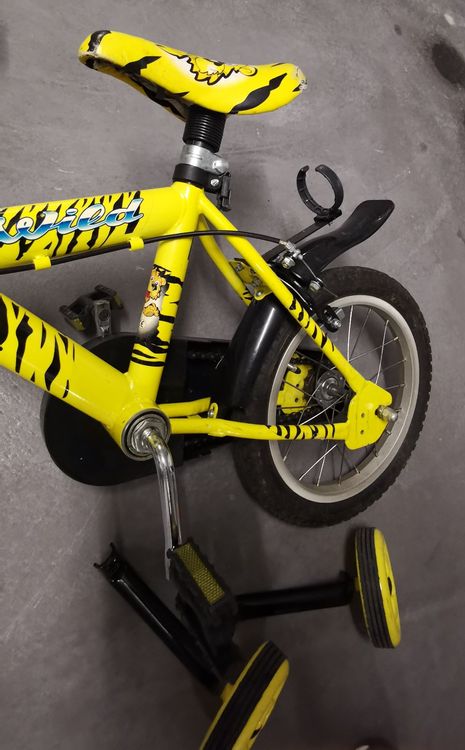  14-Zoll-Kinderfahrrad mit Stützrädern (Gebraucht) in Baar für CHF 23 Bildidee 